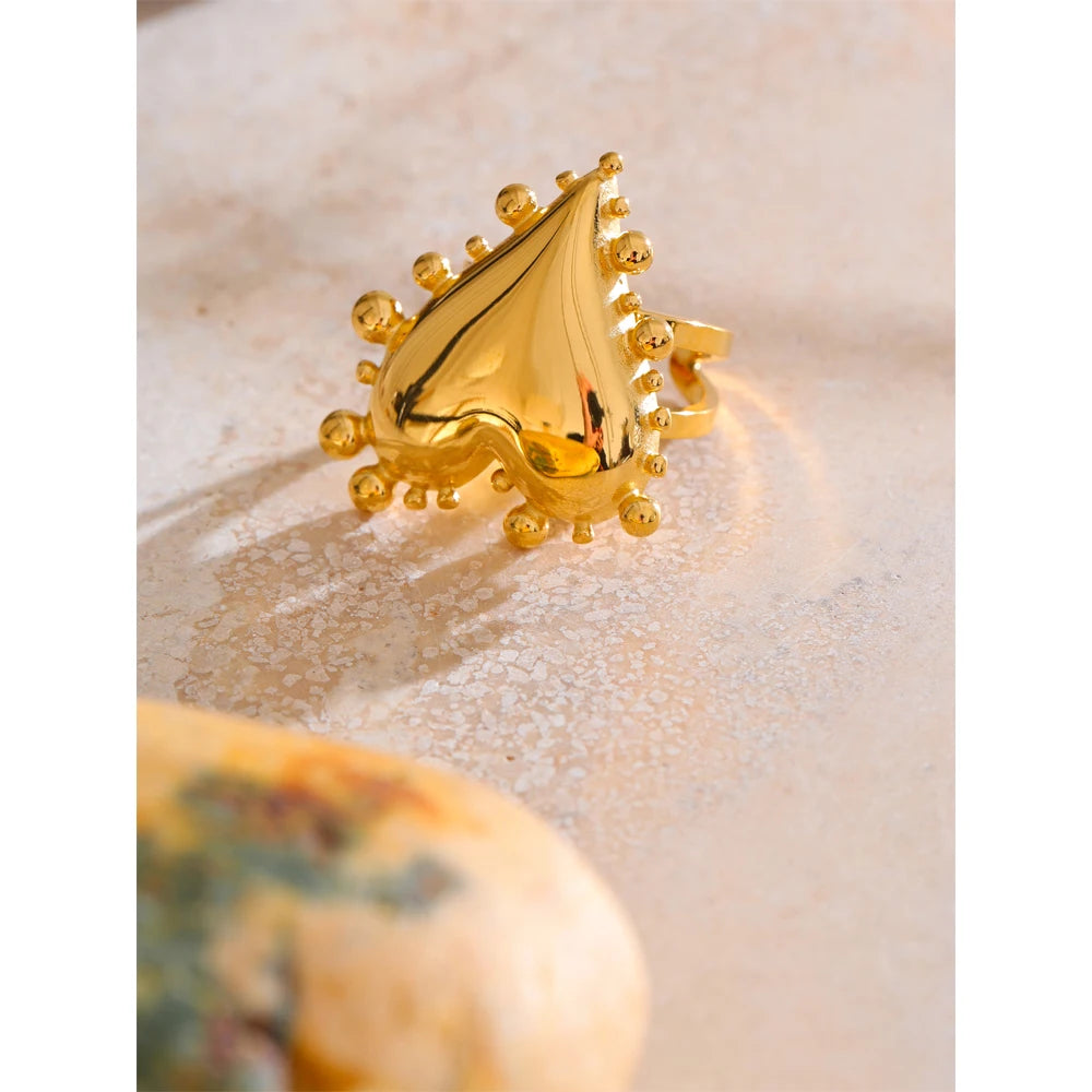 Anel Zorya Banhado em Ouro 18K