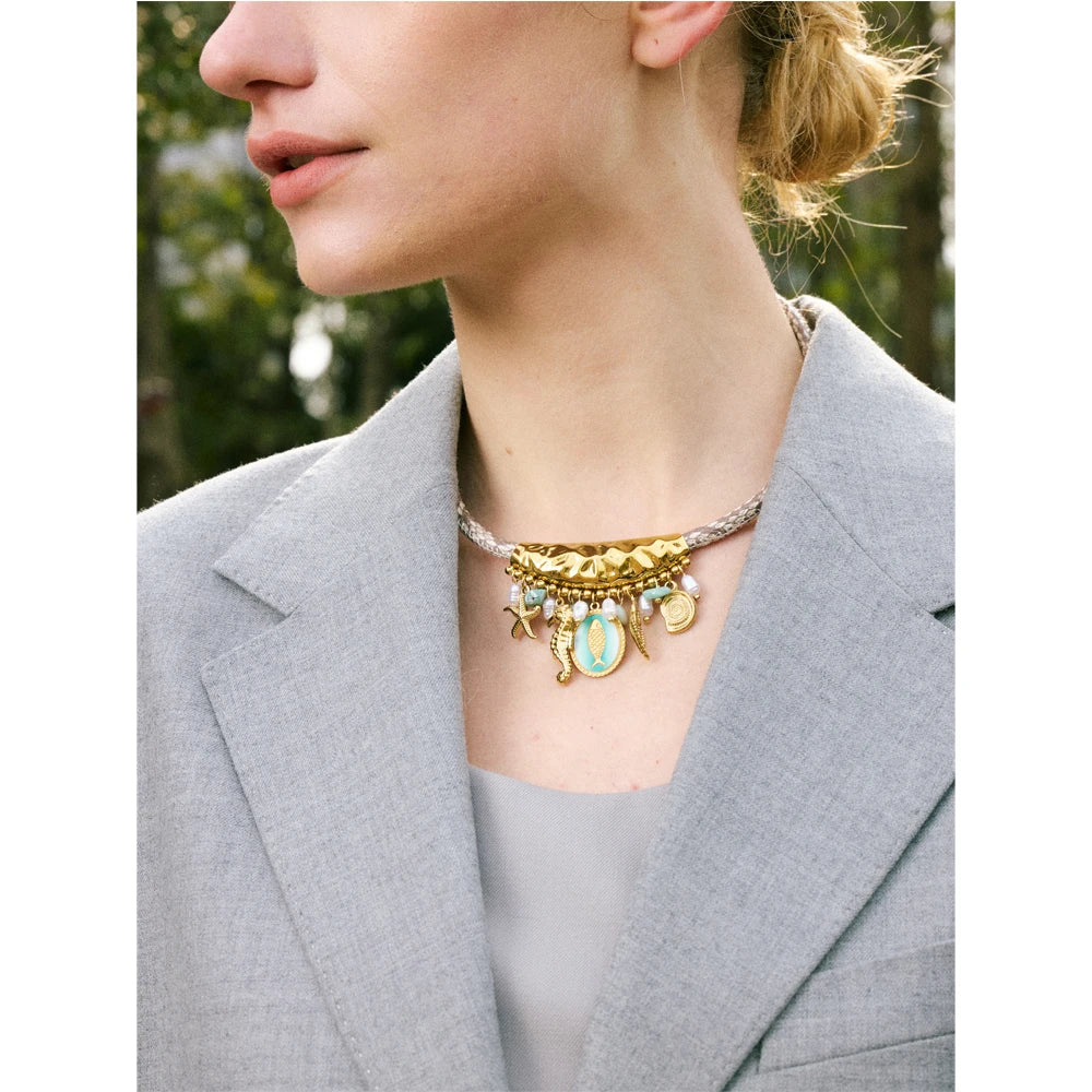 Colar Guarapari Banhado em Ouro 18K