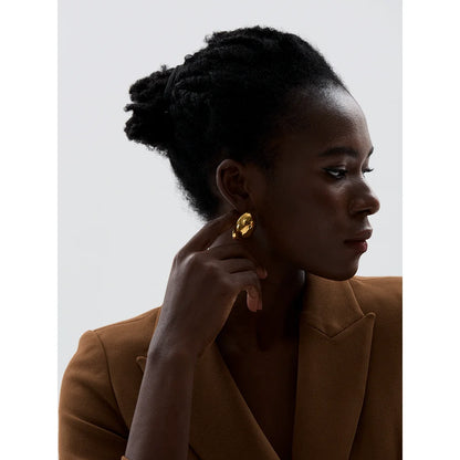 Brinco Luzia Banhado em Ouro 18K