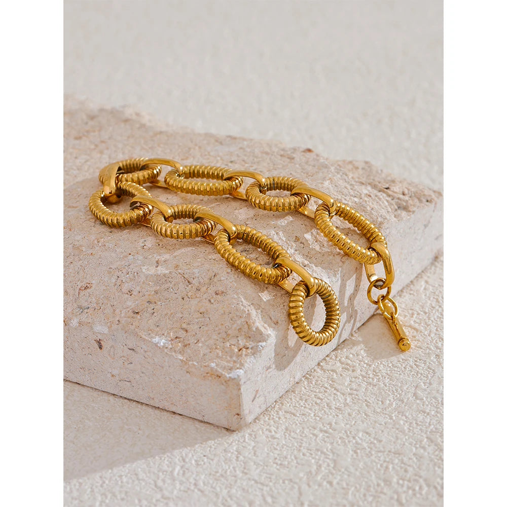 Pulseira Portofino Banhado em Ouro 18K