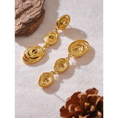 Brinco Gioia Banhado em Ouro 18K