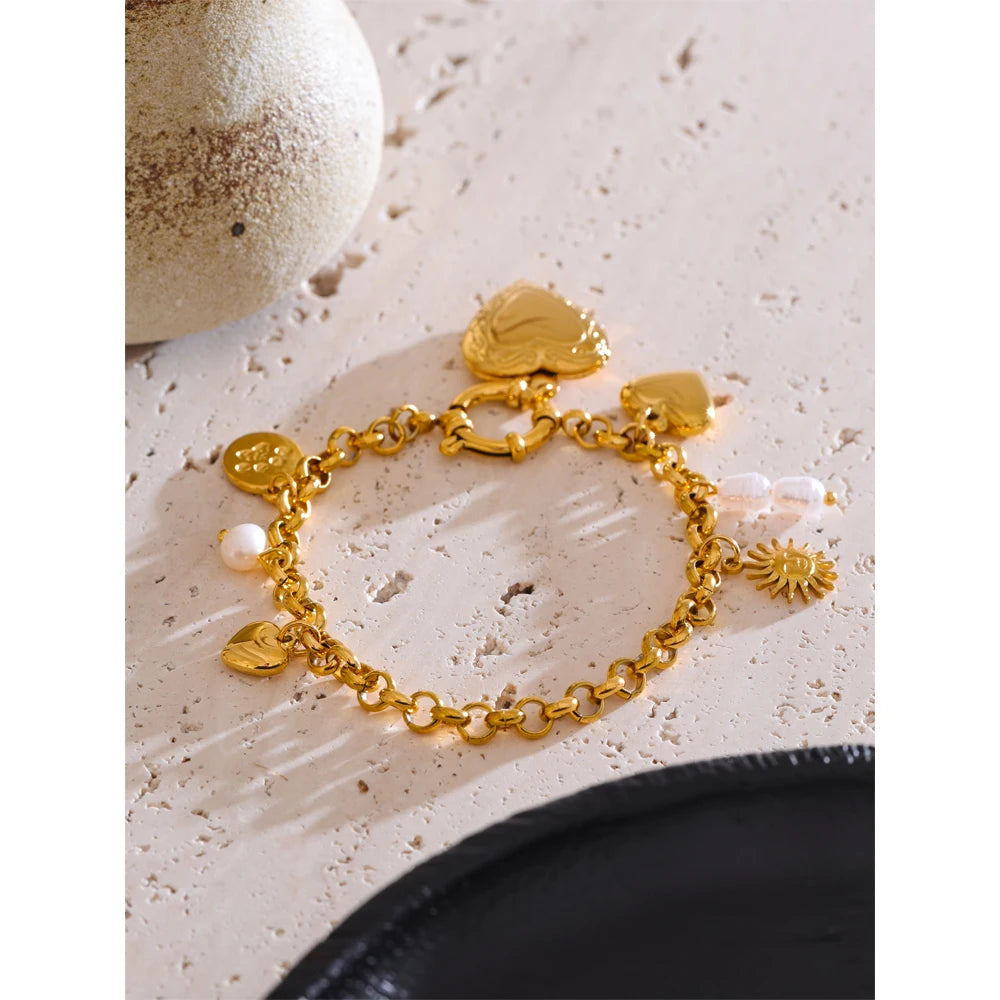 Bracelete Isabela Banhado em Ouro 18K