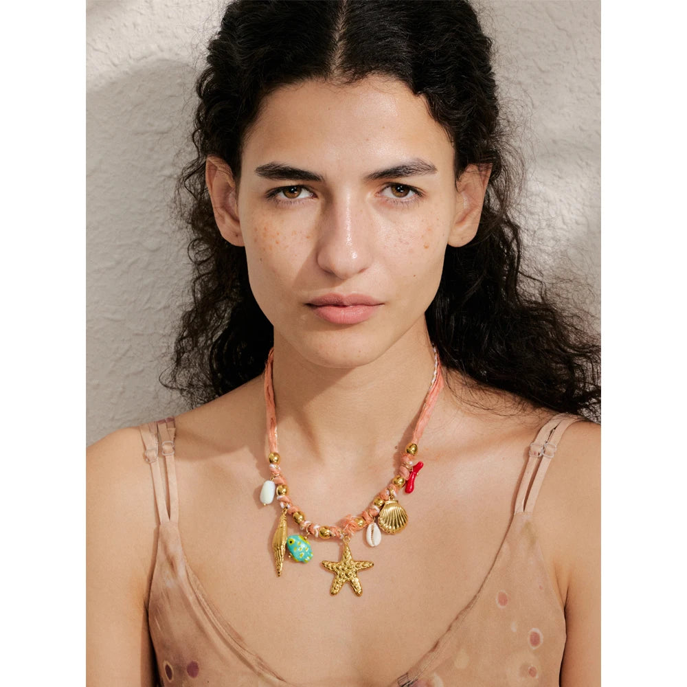 Colar Leblon Banhado em Ouro 18K