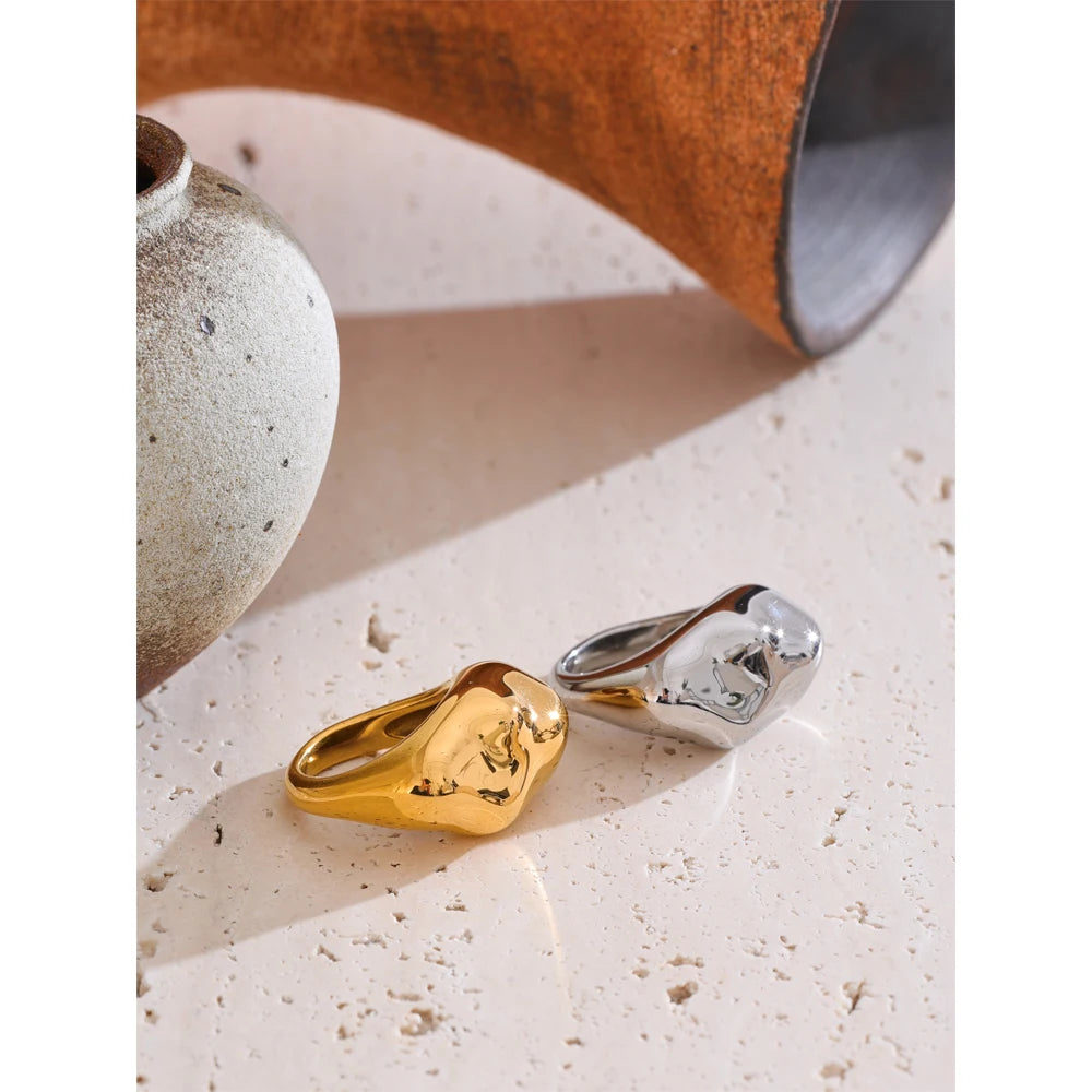 Anel Selune Banhado em Ouro 18K