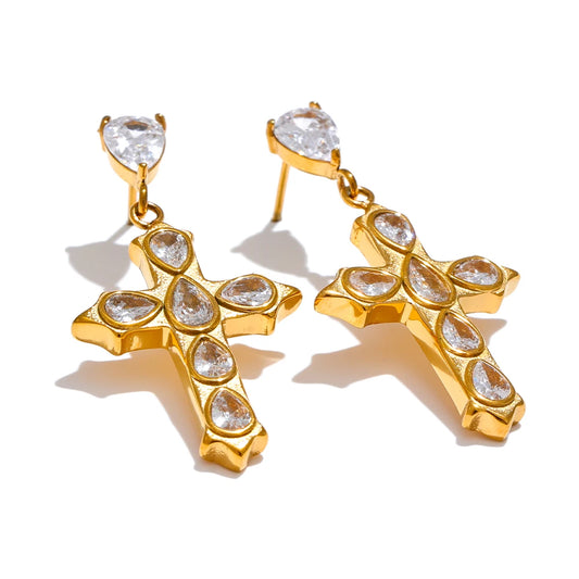 Brinco Vero Amore Banhado em Ouro 18K